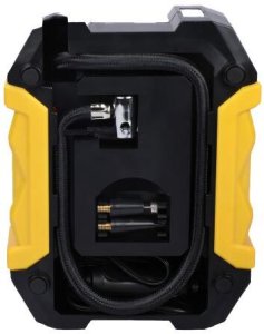 Kompresor samochodowy Retoo Pompka elektryczna kompresor samochodowy sprężarka do kół 12V LCD LED -ER1252 (5907056101871) 4