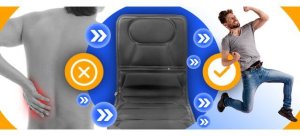 Retoo Mata masująca wibracyjna materac do masażu na łóżko fotel 12 silnikow pilot - SR319 (5907056101406) 4