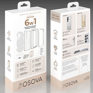 OSOVA Etui Do Samsung S26 Ultra Do Magsafe Osova Szkło 5D+Szkło Aparat Zestaw 6W1 13