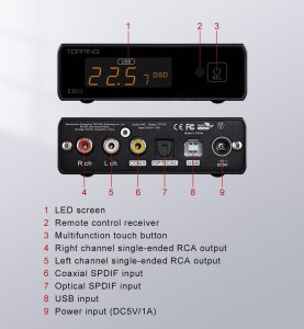 Topping E30 II BK – DAC USB klasy Hi-Fi 3
