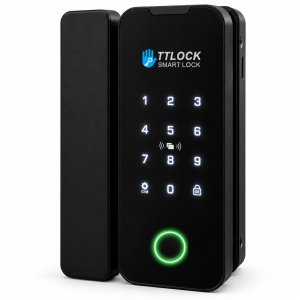 Spreest Zamek elektroniczny do drzwi szklanych na kod szyfr odcisk palca TTLOCK 7