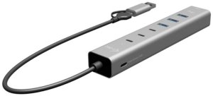 HUB USB I-TEC USB-C/USB-A Metal Hub 6 port 3xUSBc/3xUSBa (CAHUBMETAL6LANPD) 10