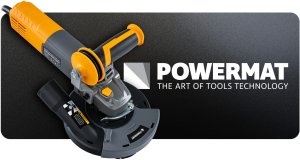 Szlifierka Powermat Frezarka do betonu z odciągiem 1400W 125MM z regulacją + tarcza 8