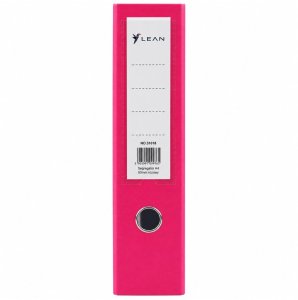 Segregator Lean Na Dokumenty A4/80mm Okucie Mechanizm Dźwigniowy Różowy Edukamp (31018) 5