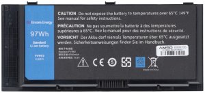 Bateria Encore Energy Dell Precision M4600 M4700 M4800 97Wh 11.1V 8700mAh FV993 2