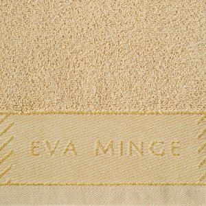 Eurofirany Ręcznik kąpielowy 70x140 cm beżowo-złoty 500 g/m Eva Minge GLAM 2