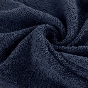 Eurofirany Granatowy ręcznik kąpielowy 70x140 cm bawełniany 500 g/m BASIC2 4