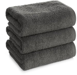 Eurofirany Stalowy ręcznik łazienkowy 50x90 cm bawełniany 500 g/m BASIC2 2