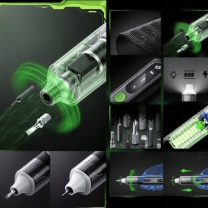 Jakemy Wielofunkcyjny zestaw elektrycznych wkrętów precyzyjnych Jakemy JM-8196 6