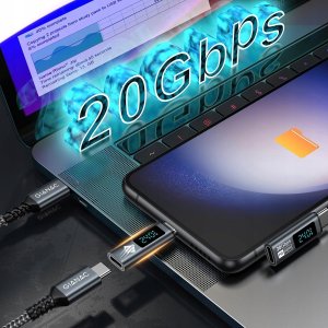 Adapter USB StarTech Adapter przejściówka z USB C 4.0 do USB-C 40 Gb/s PD 240W OTG 8k@60Hz 11