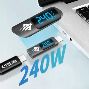 Adapter USB StarTech Adapter przejściówka z USB C 4.0 do USB-C 40 Gb/s PD 240W OTG 8k@60Hz 14
