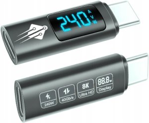Adapter USB StarTech Adapter przejściówka z USB C 4.0 do USB-C 40 Gb/s PD 240W OTG 8k@60Hz 4
