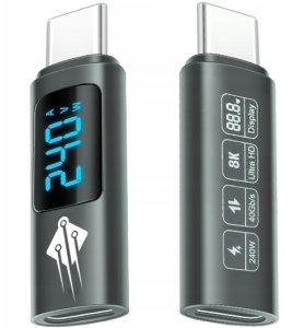 Adapter USB StarTech Adapter przejściówka z USB C 4.0 do USB-C 40 Gb/s PD 240W OTG 8k@60Hz 5