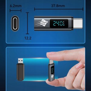 Adapter USB StarTech Adapter przejściówka z USB C 4.0 do USB-C 40 Gb/s PD 240W OTG 8k@60Hz 8