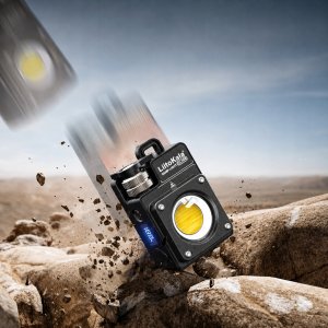 Bailong Latarka Kempingowa LiitoKala LED 3500lm USB-C IPX4 Magnes Statyw z aku 7