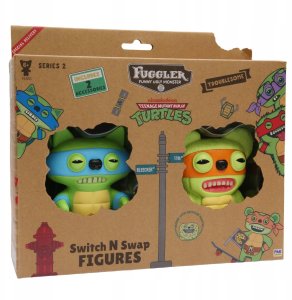 Figurka Kids World FUGGLER S2 Swap & Style Figures - 2 pack (Leonardo & Michelangelo) (FG6215B) 5