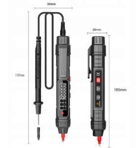 Fluke Cyfrowy multimetr miernik tester napięcia uniwersalny ZL12B wyświetlacz LCD 6