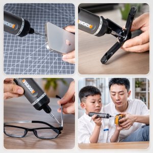 Worx Wielofunkcyjny zestaw śrubokrętów wkrętaków 4V magnetyczne WORX WX242 7