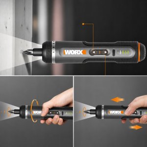 Worx Wielofunkcyjny zestaw śrubokrętów wkrętaków 4V magnetyczne WORX WX242 9