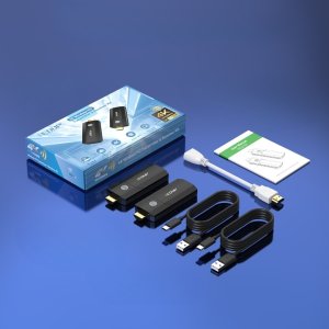 System przekazu sygnału AV EDUP Bezprzewodowy nadajnik odbiornik transmiter 4K 30fps HDMI 1080P EDUP 6