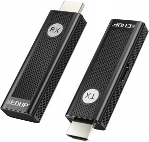 System przekazu sygnału AV EDUP Bezprzewodowy nadajnik odbiornik transmiter HDMI 4K 1080P HD 50m Wifi 5.8G 2