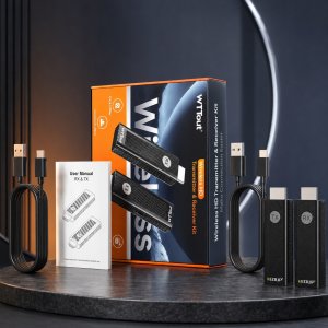 System przekazu sygnału AV EDUP Bezprzewodowy nadajnik odbiornik transmiter HDMI 4K 1080P HD 50m Wifi 5.8G 9