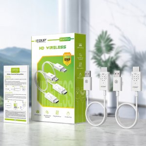 System przekazu sygnału AV EDUP Bezprzewodowy nadajnik odbiornik transmiter HDMI EDUP 1080P HD 50m 14