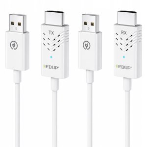 System przekazu sygnału AV EDUP Bezprzewodowy nadajnik odbiornik transmiter HDMI EDUP 1080P HD 50m 4