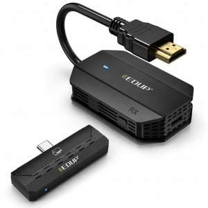 System przekazu sygnału AV EDUP Bezprzewodowy nadajnik odbiornik transmiter USB HDMI 1080P Full HD 50m EDUP 3