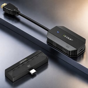 System przekazu sygnału AV EDUP Bezprzewodowy nadajnik odbiornik transmiter USB HDMI 1080P Full HD 50m EDUP 4
