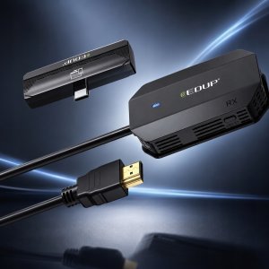 System przekazu sygnału AV EDUP Bezprzewodowy nadajnik odbiornik transmiter USB HDMI 1080P Full HD 50m EDUP 5