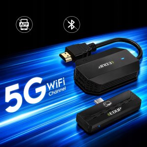 System przekazu sygnału AV EDUP Bezprzewodowy nadajnik odbiornik transmiter USB HDMI 1080P Full HD 50m EDUP 10