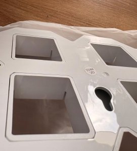 EDUP Zegar elektroniczny z pilotem LED RGB budzik termometr timer 12
