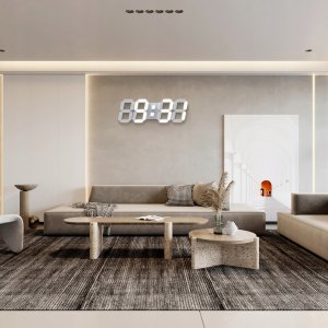 EDUP Zegar elektroniczny z pilotem LED RGB budzik termometr timer 5