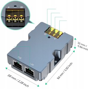 EDUP Adapter Starlink PoE LAN Ethernet RJ45 1GB 1000Mb do Routera 320W 4
