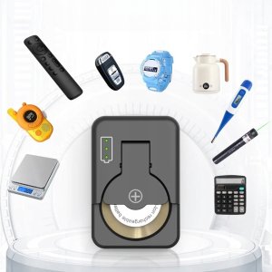 Ładowarka PowerNeed Ładowarka do akumulatorów guzikowych LIR2025, LIR2032 USB-C 8