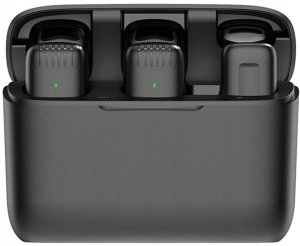 Mikrofon 4kom.pl OUTLET Bezprzewodowy mikrofon krawatowy do telefonu Lavalier J13 z USB C 3