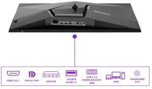 Monitor AOC | | 32 " | QD-OLED | UHD | 16:9 | 240 Hz | 0.03 ms | 3840 x 2160 pixels | 1000 cd/m² | HDMI ports quantity 1 | Black (AG326UZD2) 3