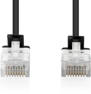 Digitus Patchcord Slim Cat.6 U/UTP LSZH 0.3m czarny (DK-1618-003S-BL) 2