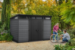 Szafa ogrodowa Keter Garden shed Cortina 11x7 gray (29213212) 3