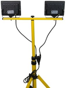 Naświetlacz DPM Solid LED na statywie, 2 x 50 W, 2 x 5000 lm, 4100 K, 140 cm, FL59-2X50 5