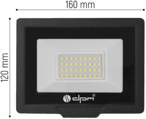 Naświetlacz DPM Solid LED na statywie, 2 x 50 W, 2 x 5000 lm, 4100 K, 140 cm, FL59-2X50 7