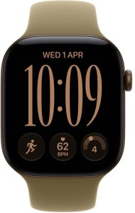 Smartwatch Apple Watch 12 GPS 46mm Dark Bronze Alu Sport Band M/L Oliwkowy  (MJEU4MP/A) 2