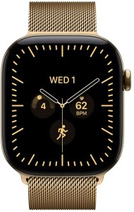 Smartwatch Apple Watch 12 GPS + Cellular 42mm Radiant Gold Titanium Milanese Loop Złoty  (MJGL4MP/A) 2