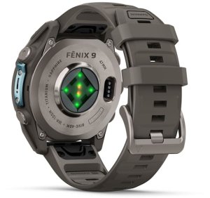 Smartwatch Garmin Fēnix® 9 – 47mm Tytan z kamienno-szarym silikonowym paskiem (010-04762-01) 6