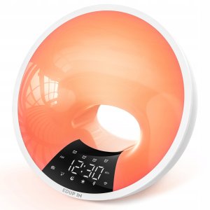 Lampa stołowa TECKIN OUTLET! Lampka nocna dzienna RGB A90s wybudzanie Bluetooth Radio Alexa 6
