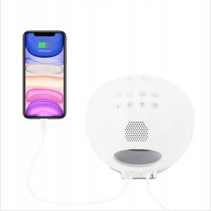 Lampa stołowa TECKIN OUTLET! Lampka nocna dzienna RGB A90s wybudzanie Bluetooth Radio Alexa 8