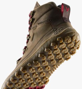 Buty trekkingowe męskie Adidas Vivobarefoot Tracker Leather AT II Brązowe 42 (309622-02) 4
