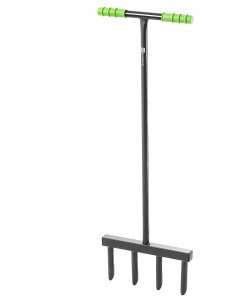 Kadax Aerator rurkowy ręczny 36cm kolce widły napowierzania trawnika piaskowanie 9