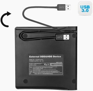 Dream Zewnętrzny napęd DVD-RW ECD819-SU3 Slim USB 3.0 (nagrywarka) 3